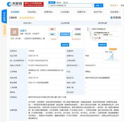 蘇寧易購跨界布局醫(yī)藥領(lǐng)域 成立江蘇蘇寧大藥房，注冊資本1000萬